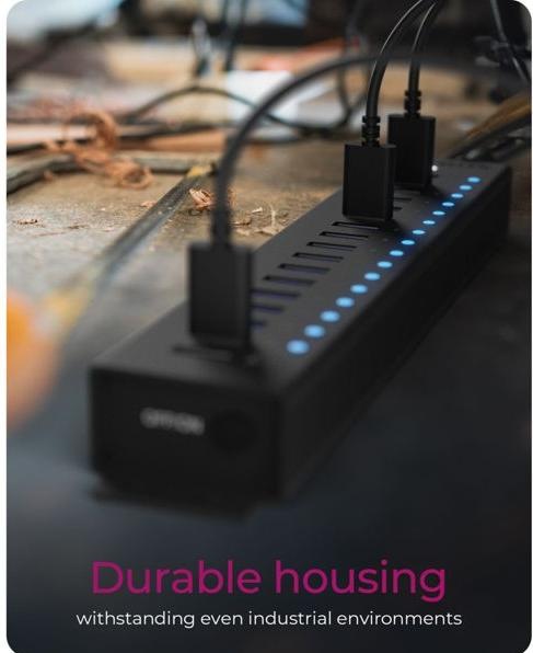 Produktbild Icy Box IB-HUB1717-U3 (USB-C, 17 Ports)