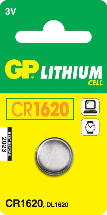 Actual product image GP Batteries Cr1620 (1 pcs., CR1620, 78 mAh)