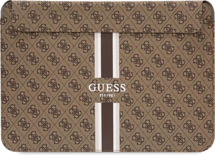 Produktbild Guess PU 4G Printed Stripes Computer Sleeve 13/14 - brown (14")