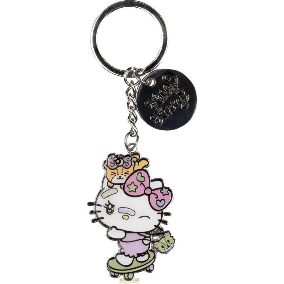 Konix, Schlüsselanhänger, HELLO KITTY - Skateboard - Porte-Clés