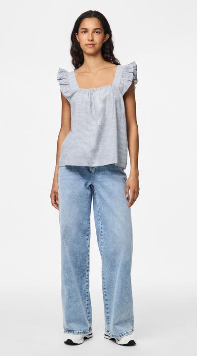 Actual product image Pieces PCAPIA ärmelloses Oberteil aus Leinengemisch (XXL)