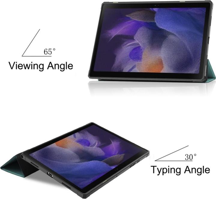 Produktbild König Design Schutz Hülle für Samsung Galaxy Tab A8 2021 SM-X205 Smart Cover Case Etui Tasche (Galaxy Tab A8 (2021))
