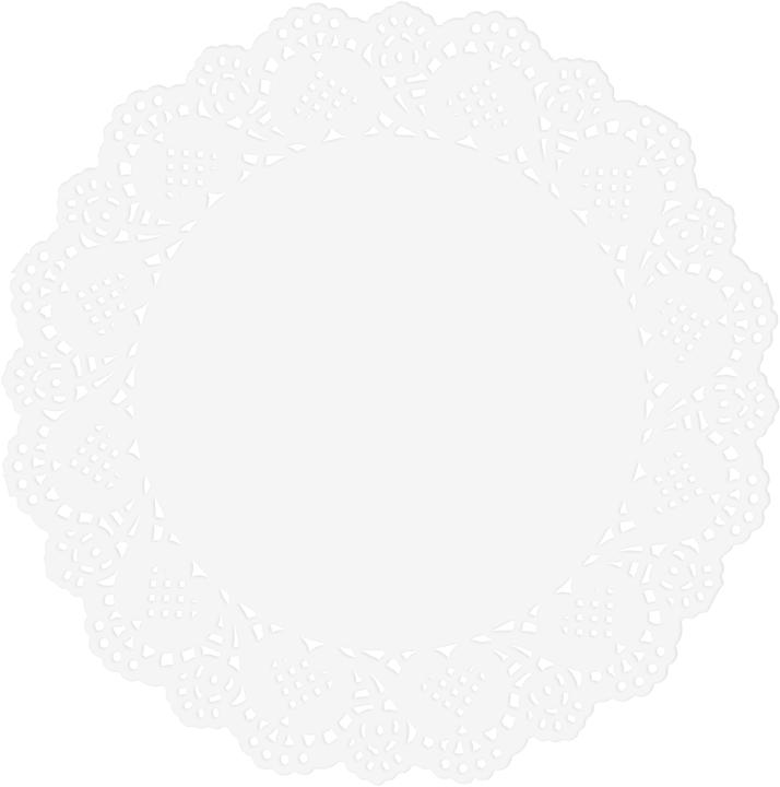 Actual product image VBS Lace doily, White, Paper