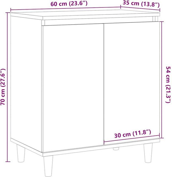 Image du produit vidaXL Sideboard (60 x 35 x 70 cm)