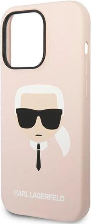Produktbild Karl Lagerfeld iPhone 14 Pro Max Liquid Silicone Karl Head Case (Apple iPhone 14 Pro Max)