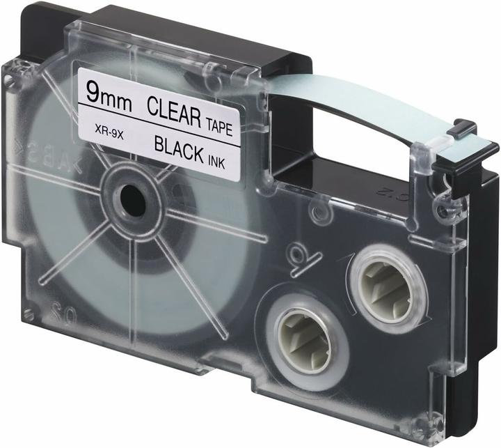 Produktbild Casio Schriftband XR (0.90 cm, Schwarz, Transparent)