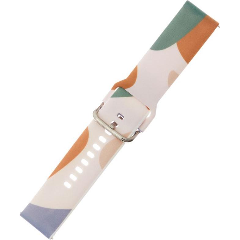 Hurtel Strap Moro Band For Samsung Galaxy Watch 46mm Silicone Strap Watch Bracelet Pattern 11 (Silikon), Uhrenarmband, M...