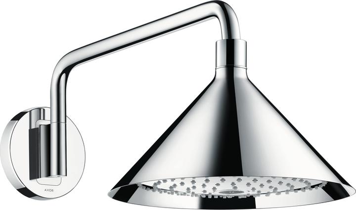 hansgrohe Overhead shower AXOR 240 2jet DN 15 m shower designed by Front chrome