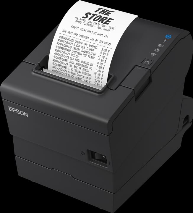 Epson TM-T88VII (112): USB, Ethernet, Serial, PS (USB 2.0 Type B female, USB 2.0, Ethernet, RS-232)