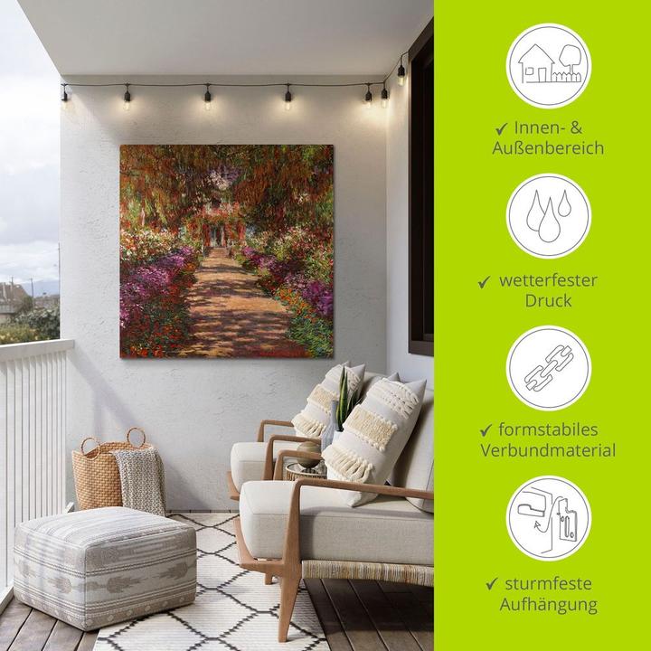Produktbild Artland Weg in Monets Garten in Giverny. 1902 T6UD (30x30 cm)