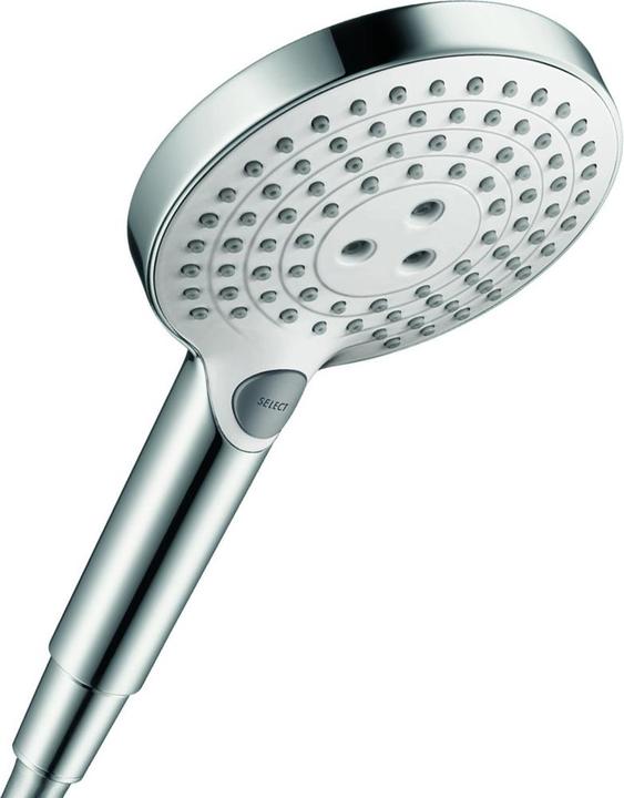 hansgrohe HG Handbr RAINDANCE SELECT S 120 3jet DN 15, versione EcoSmart bianco/cromo (3 Tipi di raggi, 9 l/min)