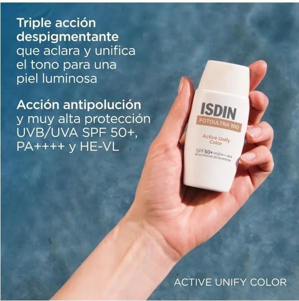 Produktbild Isdin Fotoultra 100 Active Unify Color SPF50+ (Sonnencreme, SPF 50+, 50 ml)