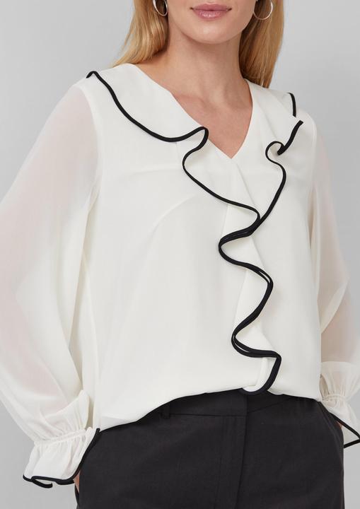 Immagine prodotto s.Oliver Bluse Bluse mit Volants und Kontrast-Details (48)