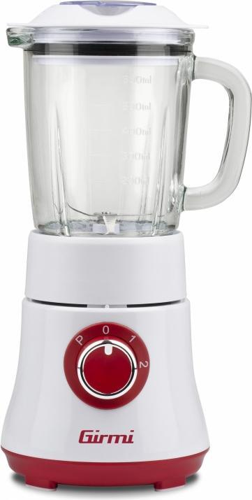Girmi FR23 0,6 L Frullatore da tavolo 300 W Rosso, Trasparente, Bianco (300 W)