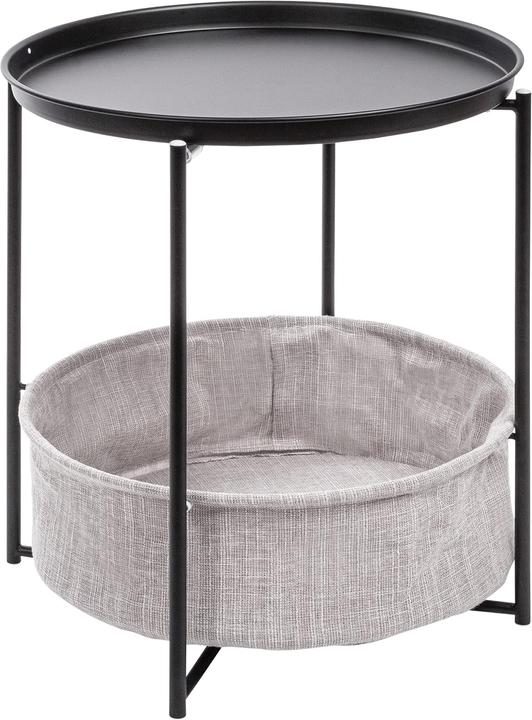 Image du produit Onvaya Runder Couchtisch mit Korb & Tablett