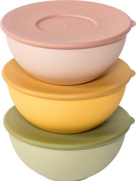Guzzini EVERYWHERE BIO - Set 3 Schüsseln mit Deckel Assorted c. (0.90 l)