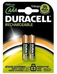 Immagine prodotto Duracell Ricaricabili Plus Ministilo AAA B2 2pz (2 pz., AAA / LR03 / Micro / R03 / AM4 / MN2400 / KR03, 750 mAh)