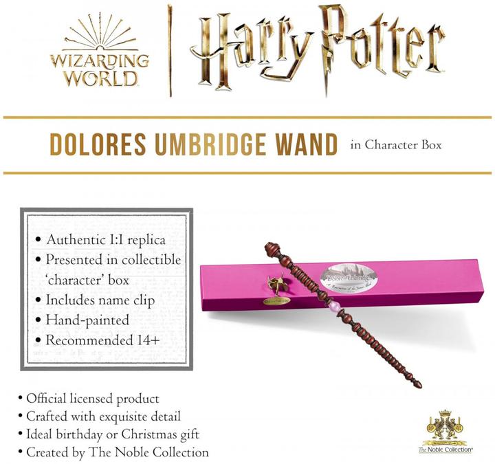 Immagine prodotto Noble Collection Harry Potter réplique baguette Doloris Umbridge 27 cm