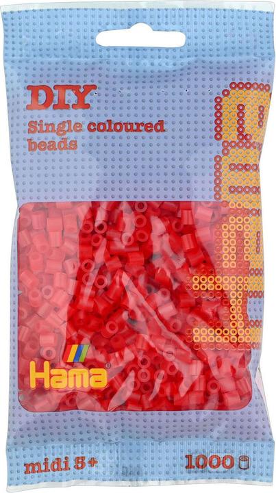 Produktbild Hama Perlen Hama Perlen-rot transparent (013)