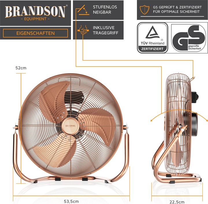 Image du produit Brandson Machine à vent (76 dB)