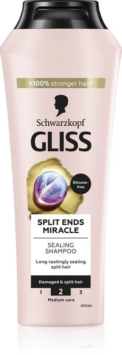 Image du produit Schwarzkopf Gliss Kur - Split Ends Miracle Regenerating Shampoo (Shampooing isolant) - Volume : 250 ml (Shampoing liquide, 250 ml)