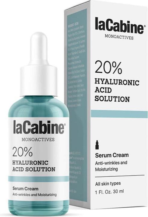 La Cabine Monoactives 20% Hyaluronsäure Serum Creme für das Gesicht 30ml (30 ml)