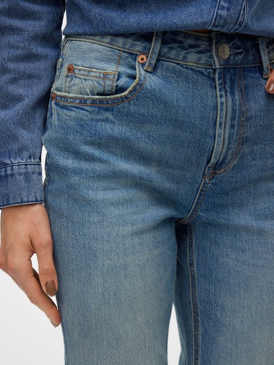 Actual product image Vero Moda VMTESSA Hohe Taille Gerade geschnitten Jeans Weit geschnitten (W25/L32)
