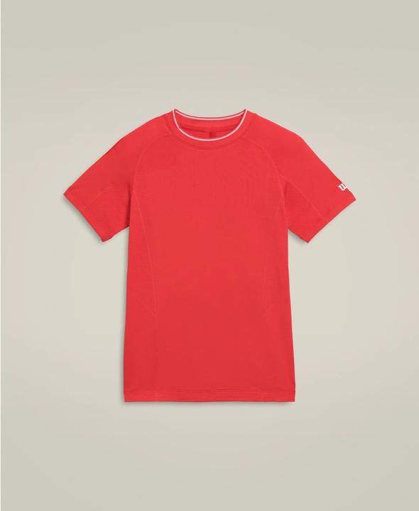 Produktbild Wilson Team Seamless Crew Jungen Rot (XS)