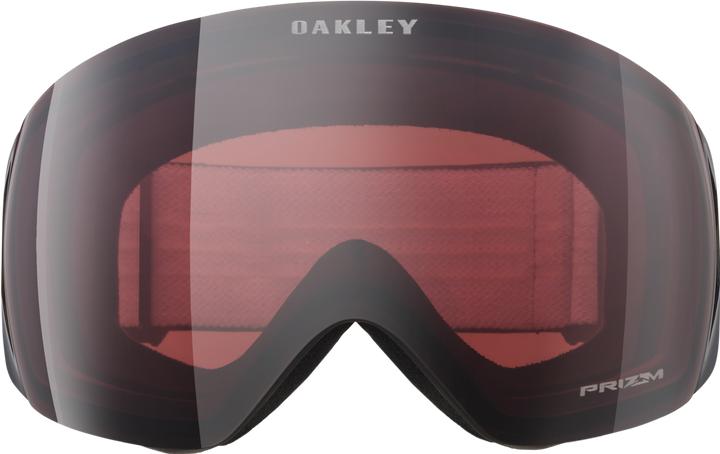 Actual product image Oakley Flight Deck L Matte Black with Prizm Garnet ski goggles