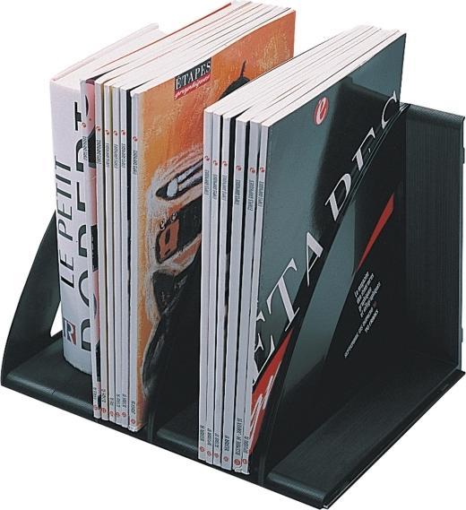 Image du produit Arlac Serre-livres cep modular 6 compartiments noir (C4)