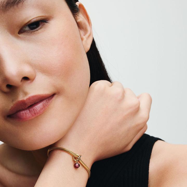 Image du produit Pandora Moments Pierre de naissance janvier (Argent massif, Métal doré en 14K)