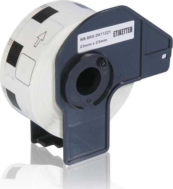 Inkadoo Compatible avec l'étiquette DK-11221 de Brother, incolore, convenant à Brother P-Touch QL 1050