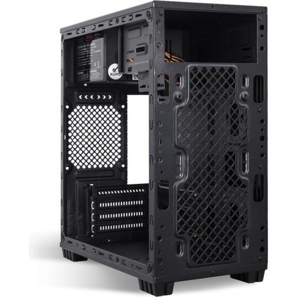 Thumbnail - NoName Boitier Mini Tour Micro ATX Advance Impulse + Alim 350W (mATX), PC Gehäuse, Schwarz