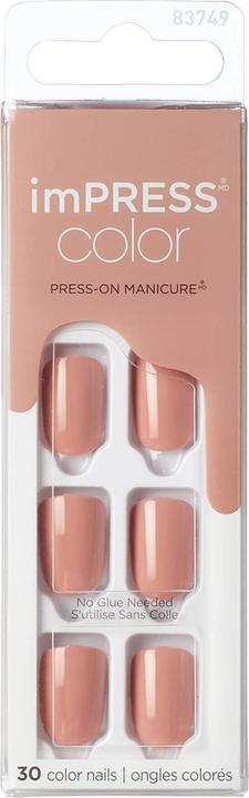 Produktbild KISS My Face - imPRESS Color Sandbox Nails ( 30 pcs ) - Self-adhesive nails - (Kunstnägel, Mehrfarbig)