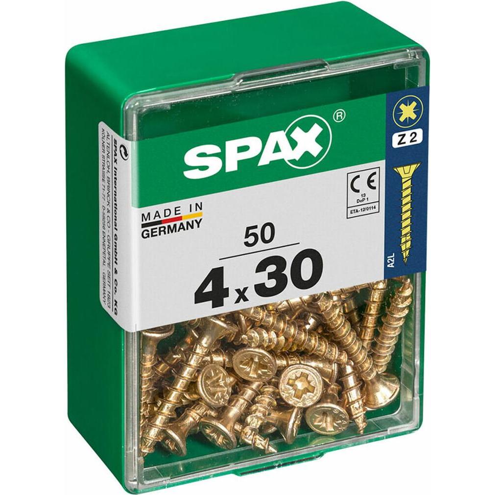 Spax, Viti, 4081020400302 (50 Viti Per Pezzo)