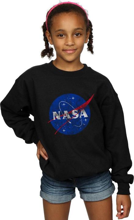 Immagine prodotto Nasa Felpa in cotone con logo in rilievo per bambine (152, 158)