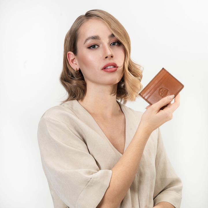 Immagine prodotto Farmhood Porta carte di credito Memphis in pelle con protezione RFID 10 cm