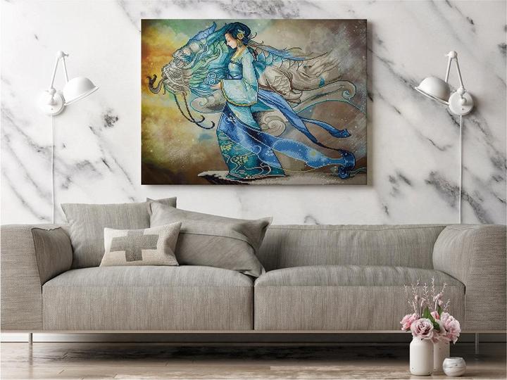 Actual product image Diamond Dotz Diamond Painting Dragon Princess