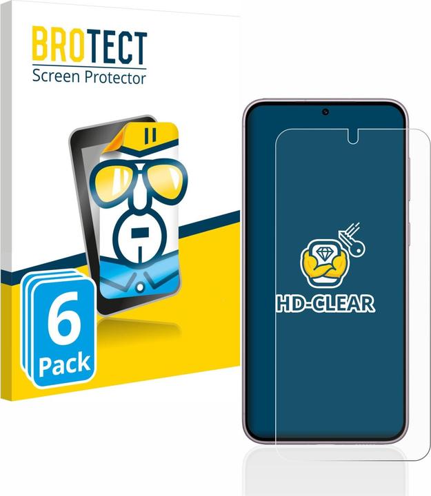 Produktbild BROTECT Schutzfolie Displayschutz Displayschutzfolie Folie Klar Transparent (6 Stück, Samsung Galaxy S23+)