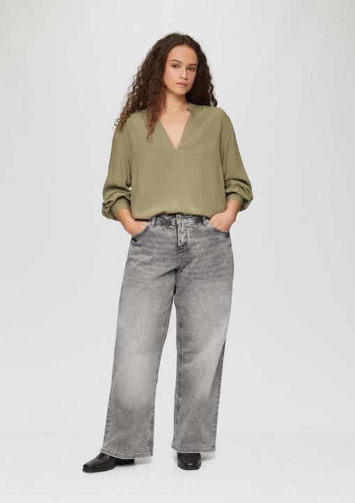 Immagine prodotto S.Oliver Bluse Viskosebluse mit Tunika-Ausschnitt (52)