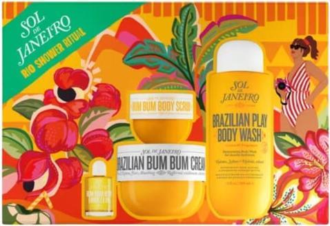 Actual product image Sol de Janeiro Brazilian Bum-Bum Coffret (Bum Bum Cream, 240mL, Body Wash,385mL, Body Scrub, 75g, Body Oil, Sample) (Body care set)
