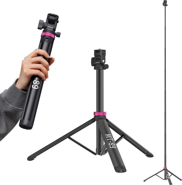 Actual product image Ulanzi MT-89 Quick-Release Lampstatief w/ Cold Shoe Mount (U-MT-89) (Metal, Plastic)