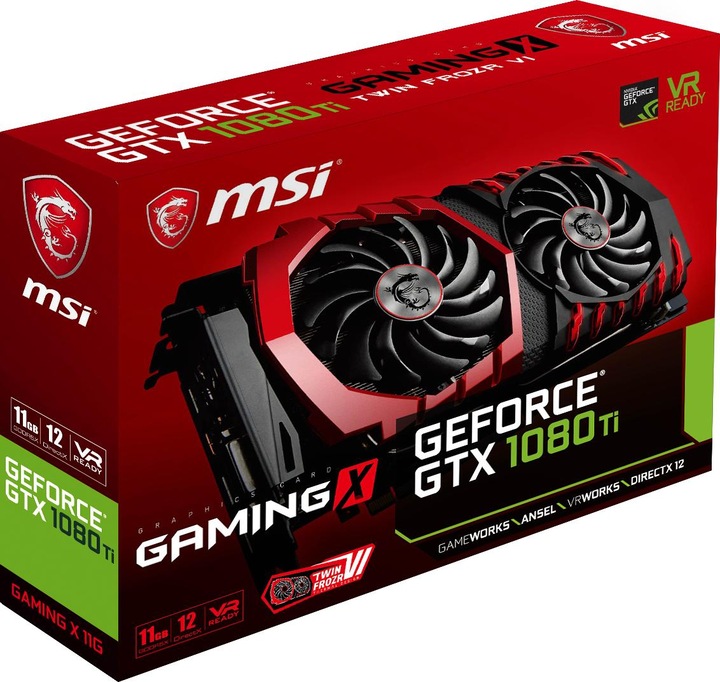 Immagine prodotto MSI GeForce GTX 1080 Ti GAMING X (11 GB)