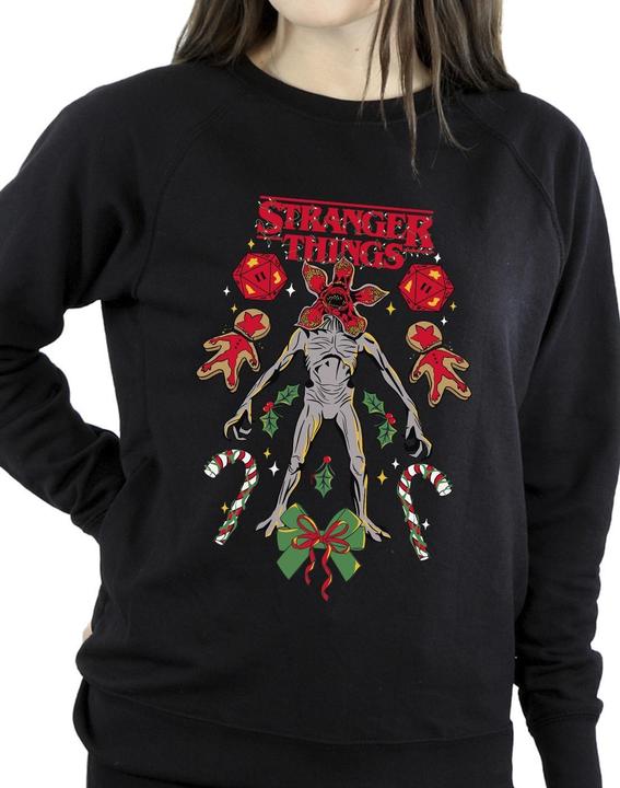 Immagine prodotto Netflix Stranger Things Christmas Demogorgon Felpa Donna (L)