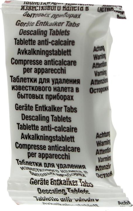 Voedingswaarden en ingrediënten Scanpart 2790000845 2790000845 Ontkalkingstabletten 6 stuks. (90 ml)