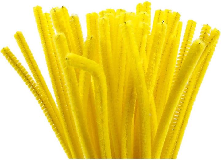 Produktbild Creativ Company Chenille Gelb 30cm, 50Stk. (0.30 m)