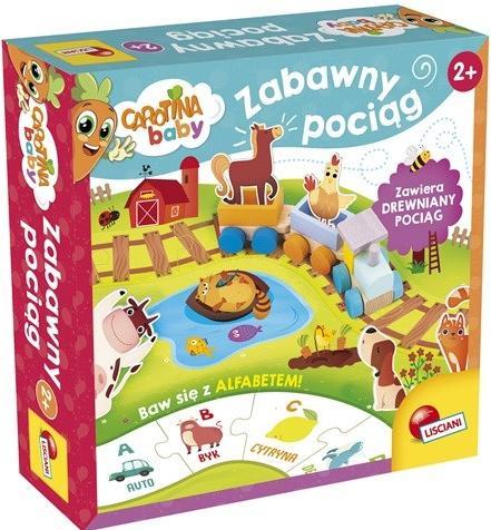 Actual product image Lisciani Carotina baby learning set toy railway