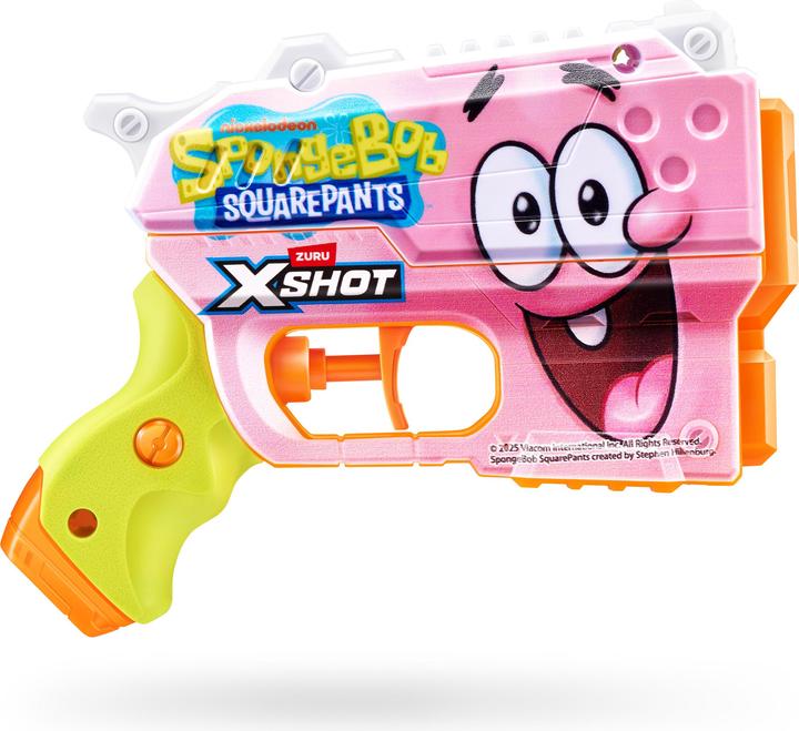 Actual product image Xshot Water ZURU - Fast-Fill Spongebob Jr. Blaster (Removable)