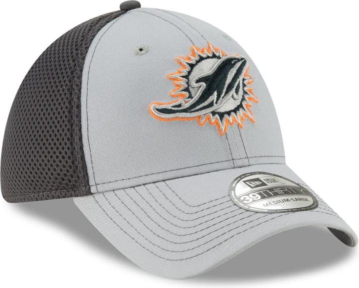 Produktbild New Era 39Thirty Stretch Mesh Cap - Miami Dolphins - L/XL (XL)