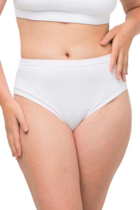 Actual product image Ulla Popken 2 Pack of Eco Cotton Stretch Panties - Solids (54)